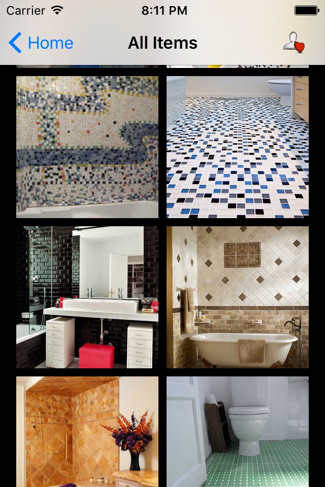 Bathroom Tile Designs screenshot 2