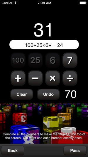Conundra Math: a brain training number g