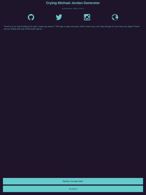 Crying Jordan Meme Generator iPad screenshot 4 - Entertainment app