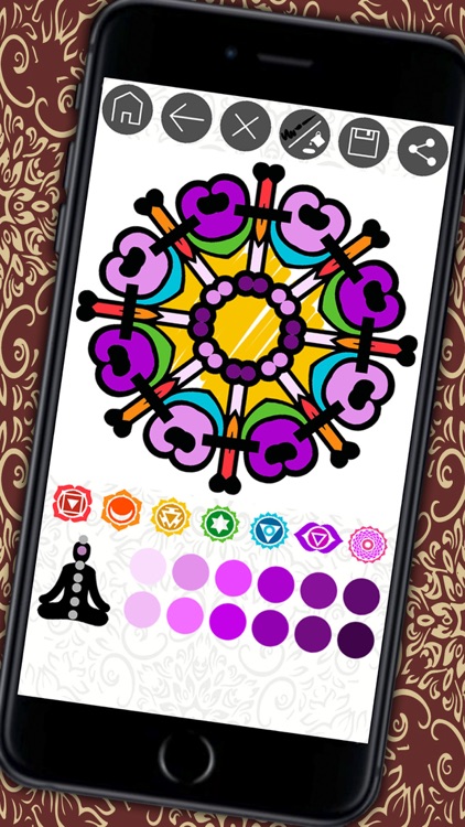 Mandalas coloring book – Secret Garden colorfy game for adults