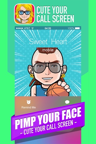 Pimp Your Face Pro - Cute Your Call Screen screenshot 2