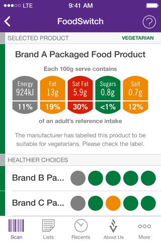 FoodSwitch screenshot 3
