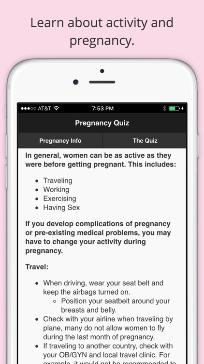 Are you pregnant? The Digital Pregnancy Quiz screenshot-4