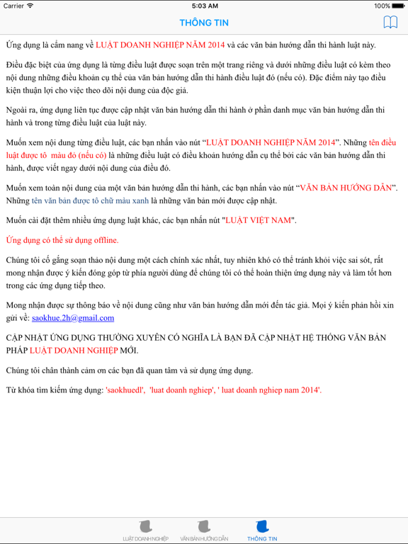 Screenshot #6 pour Luật Doanh Nghiệp Năm 2014