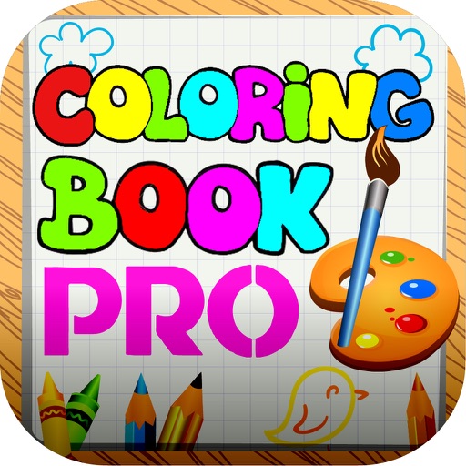 Coloring Book Pro + Draw icon