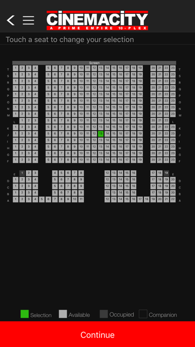 Cinemacity lb iPhone screenshot 4 - Entertainment app