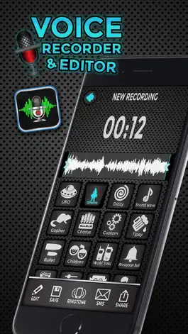 Game screenshot Диктофон и редактор – Изменить свой голос с забавными звуковыми эффектами hack