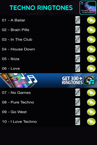 Techno Music Ringtones and Remix Tones Best Sound screenshot 2