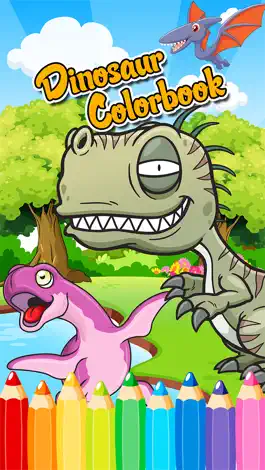 Game screenshot Dinosaur Dragon Coloring Book : Dino Drawing, Animal Paint And Color mod apk