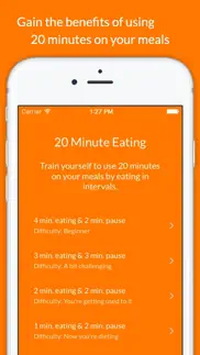 20 minute eating - eat slower iphone capturas de pantalla 1