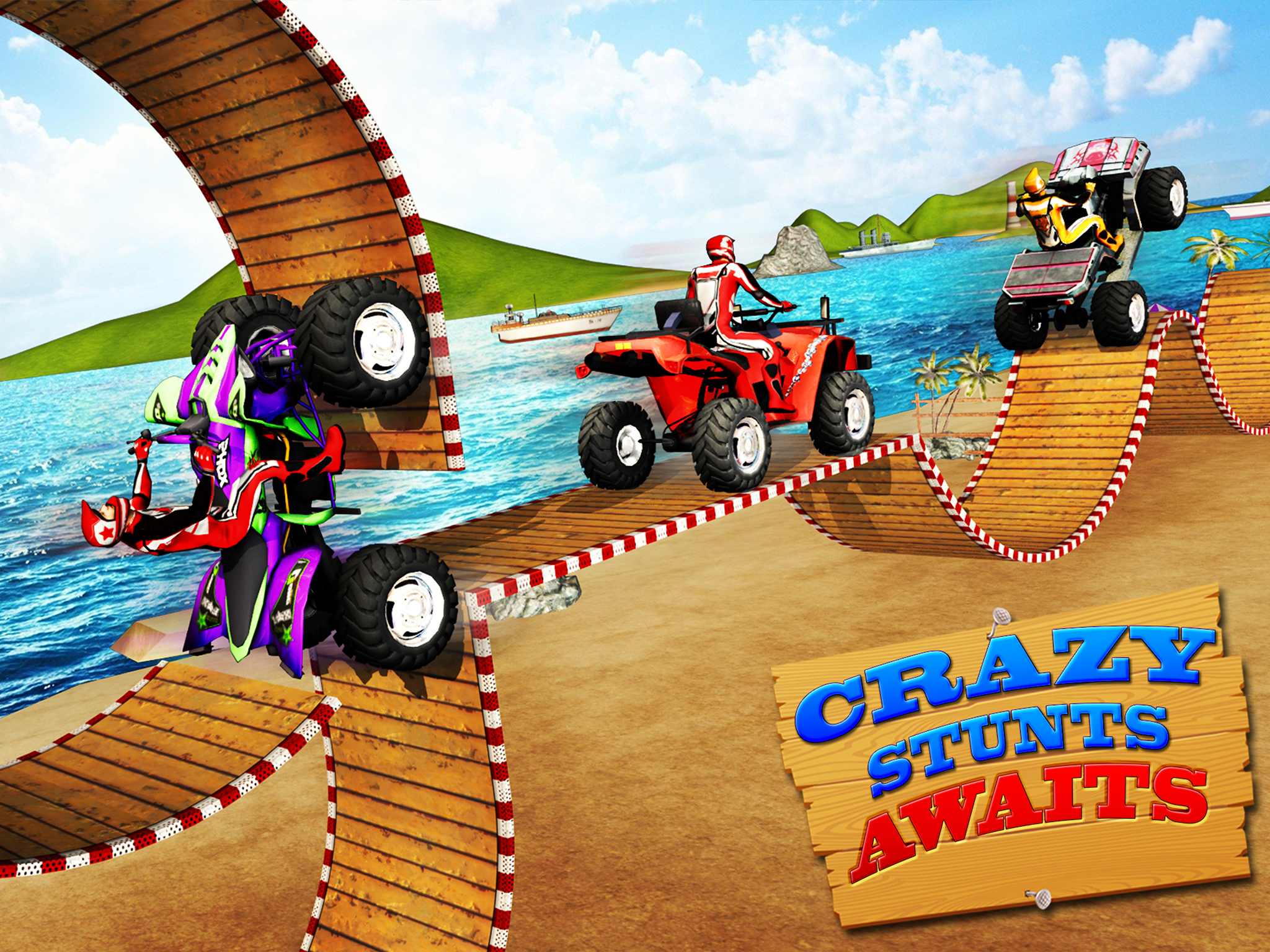Beach Bike Stunts 2016