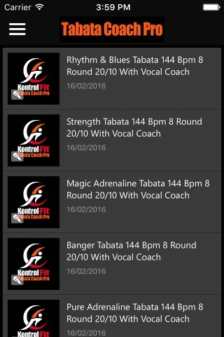 KontrolFit Tabata Coach Pro 2 screenshot 2