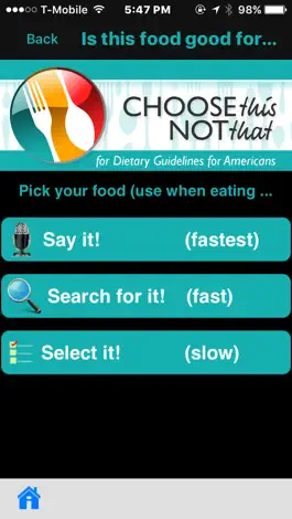 Game screenshot Dietary Guidelines hack