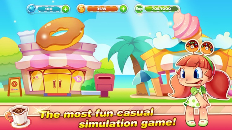 Donut Chef - ice cream restaurant simulation game