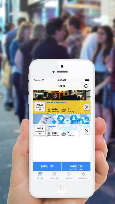 QTix (QueueTix) screenshot