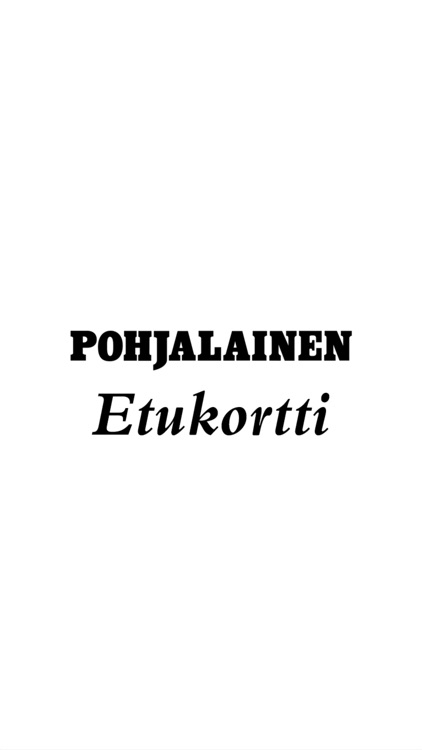 Pohjalainen Etukortti