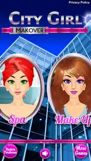 city girl makeover - makeup girls spa & kids games iphone screenshot 1