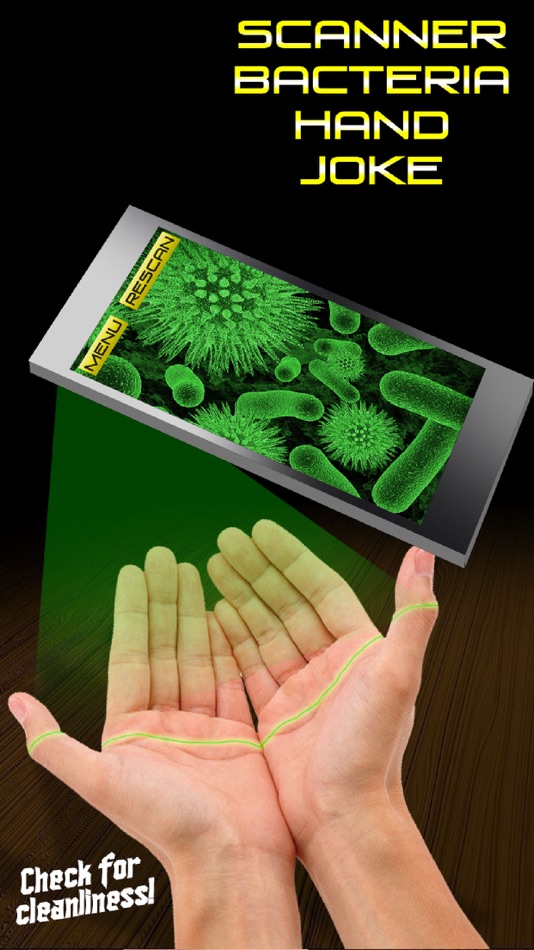 Scanner Bacteria Hand Joke - 1.2 - (iOS)