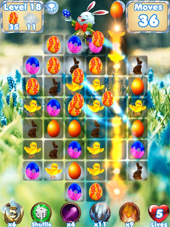 Easter Egg Games - Hunt candy and gummy bunny for kids iPad screenshot 4 - Games app