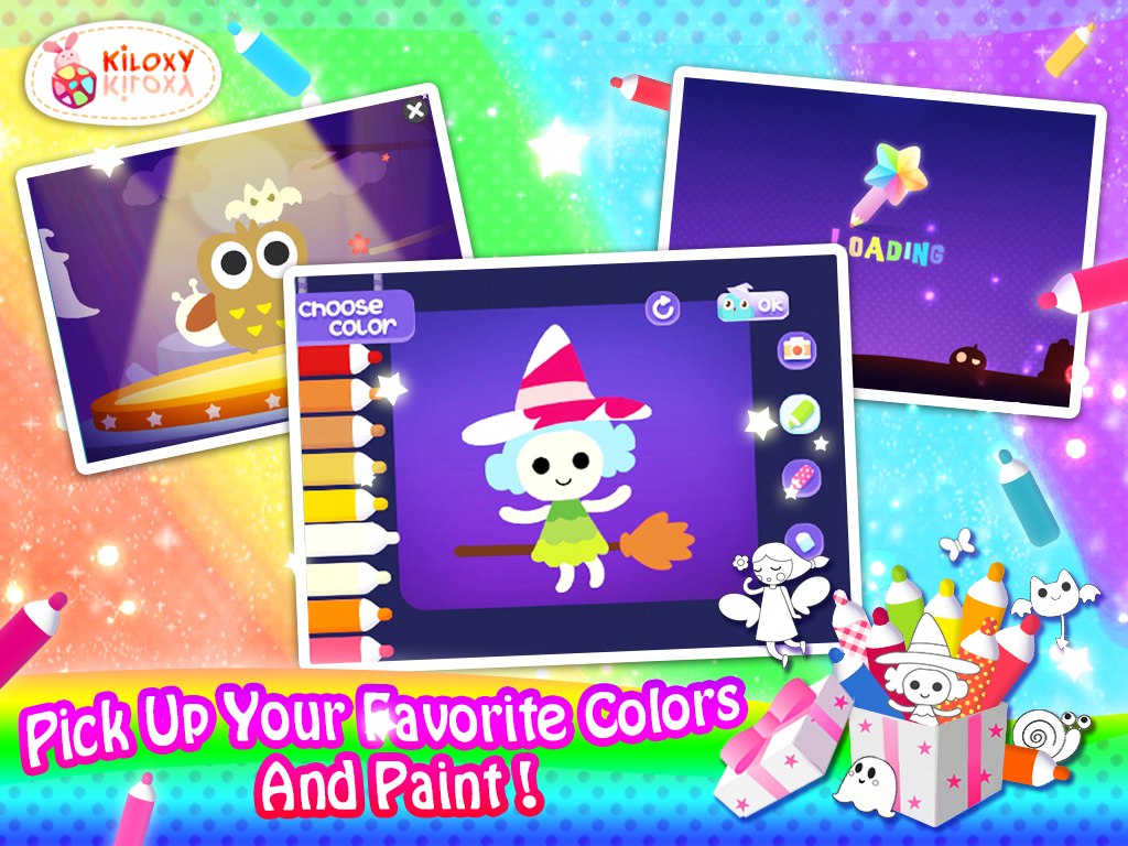 The Monster Coloring - A coloring game that have animation~ screenshot 8