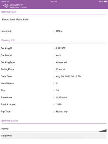 Screenshot #6 pour CallADriver