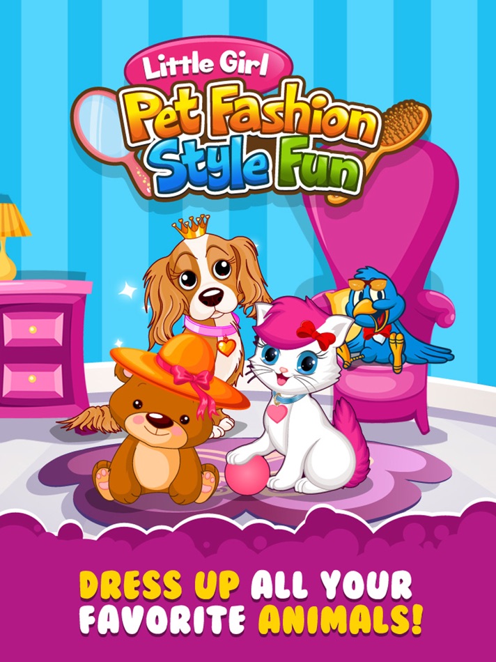 Little Girl Pet Fashion HD! Dress-Up Spa & Salon - 1.1 - (iOS)