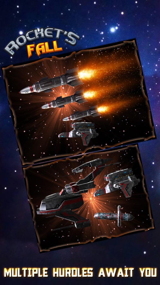 #5. Rocket's Fall : save your spaceship from aliens (iOS) 由: Atif Mumtaz