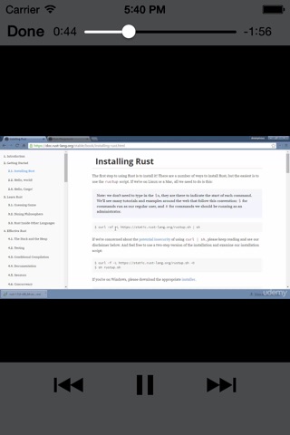 RustProgramming screenshot 2