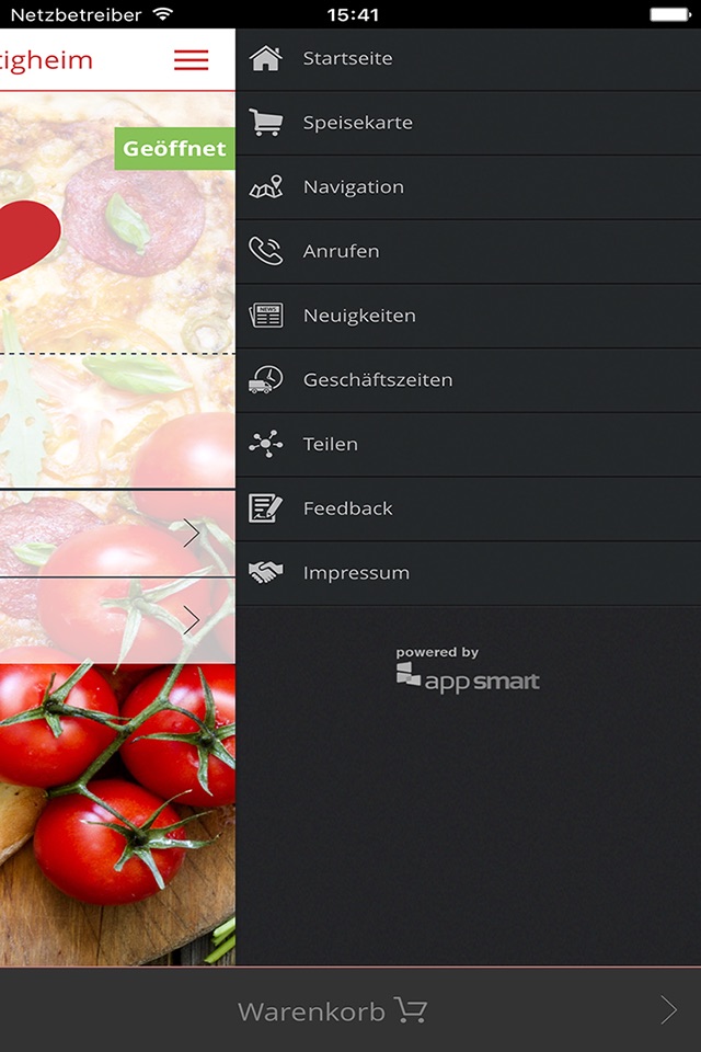 Amore Pizza Service Bietigheim screenshot 2