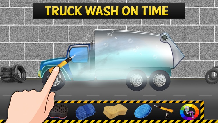 Garbage Truck Wash Salon : Cleanup Messy Trucks After Waste Collection