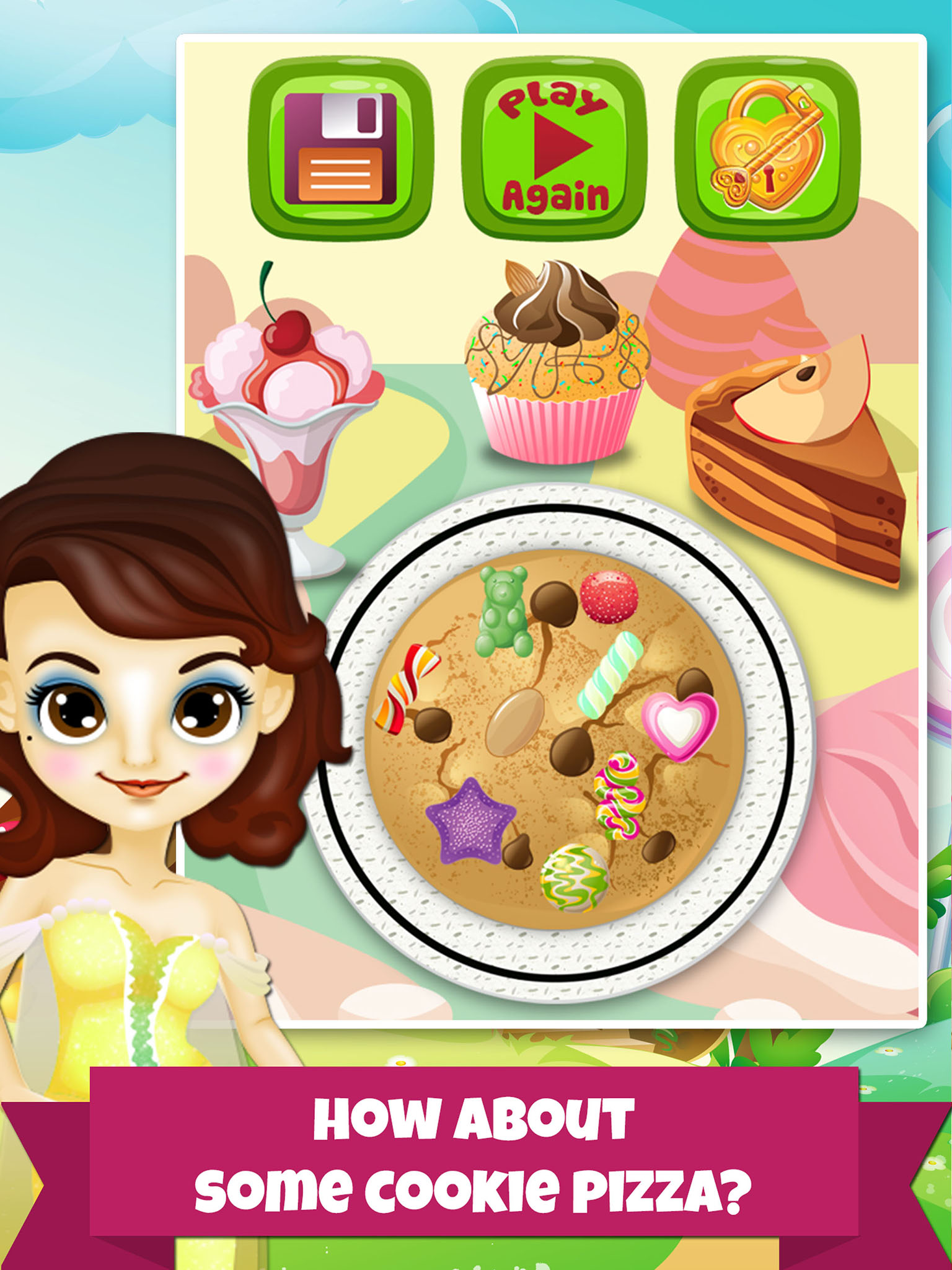 Pizza Dessert Maker Salon - Candy Food Cooking & Cake Making Kids Games for Girl Boy! screenshot 7