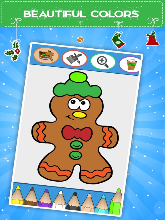 Screenshot #5 pour Coloriage de L'hiver pour les tout-petits: dessin et de peinture Jeux d'enfants pour les petits enfants