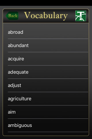 TOEFL iBT Vocabulary Prep FREE screenshot 2