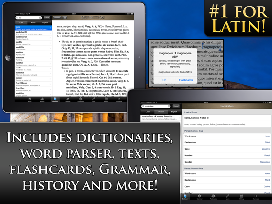 SPQR Latin Dictionary and Reader iPad app afbeelding 1