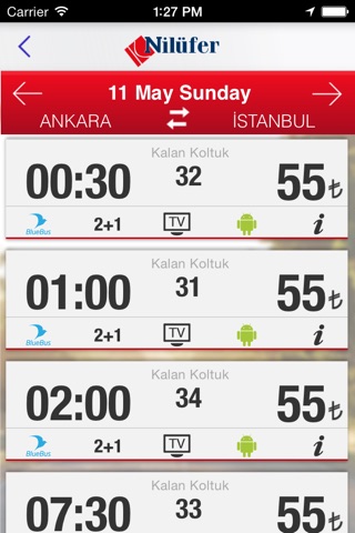 Nilüfer Turizm - Otobüs Bileti Satış screenshot 3
