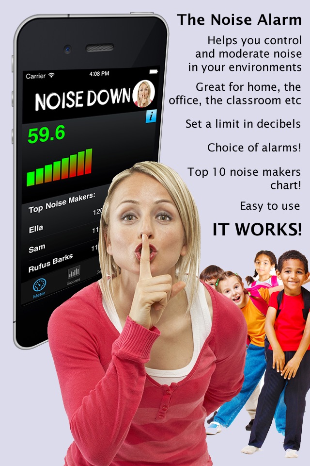 Noise Down - sound manager alarm app screenshot 4