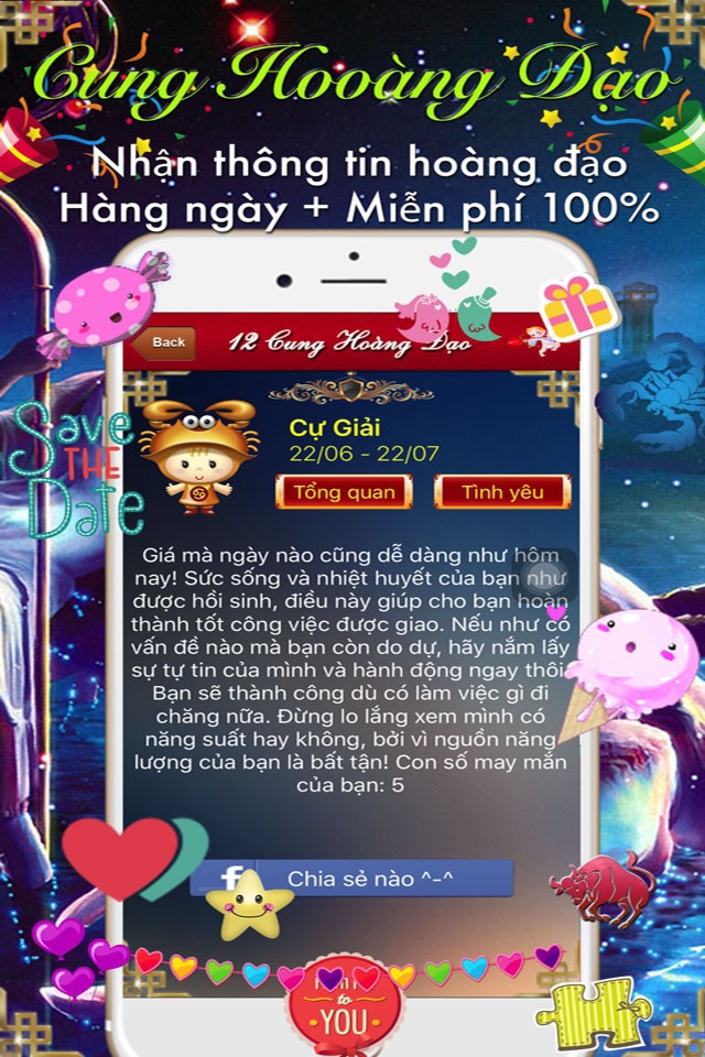 Xem Tử Vi 12 cung hoàng đạo - Tử vi Horoscope screenshot 2