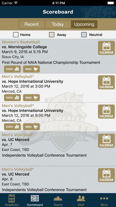 University of California, Merced Athletics Screenshot 3 - AppWisp.com University of California, Merced Athletics Screenshot 3 - AppWisp.com