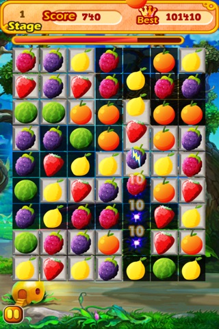 Fruit Planet Match 3 screenshot 2