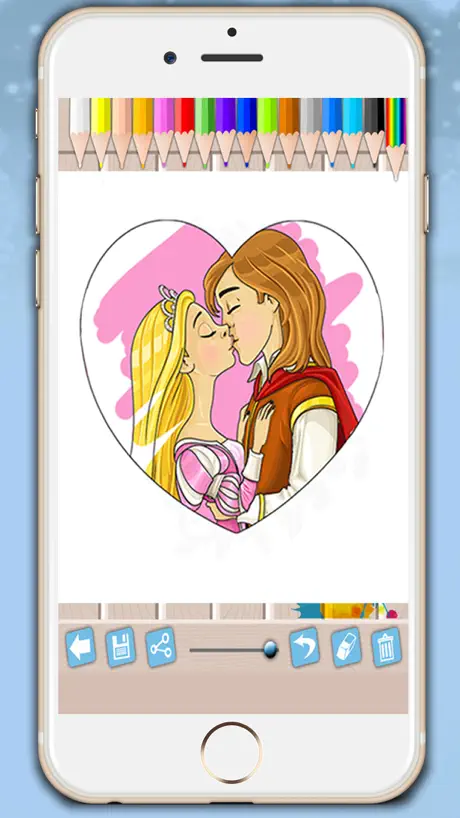 Princesses coloring book - Coloring pages fairy tale princesses 