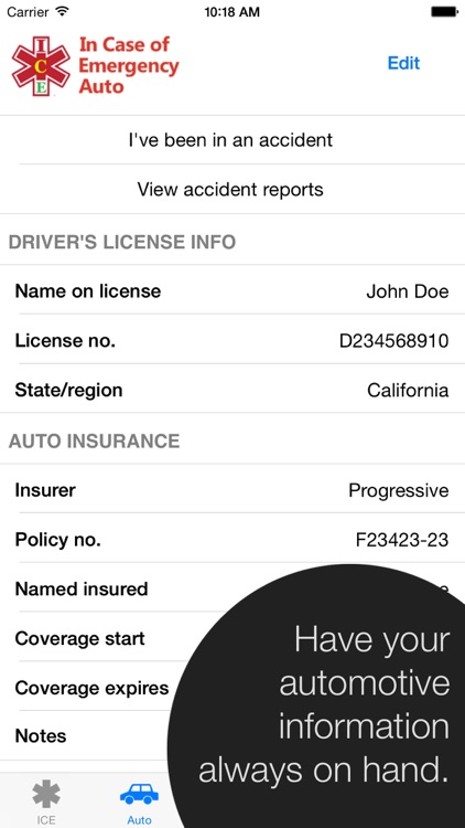 ICE Standard ER 911 - In Case of Emergency screenshot-3