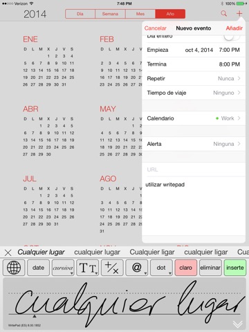 WritePad Español screenshot 4