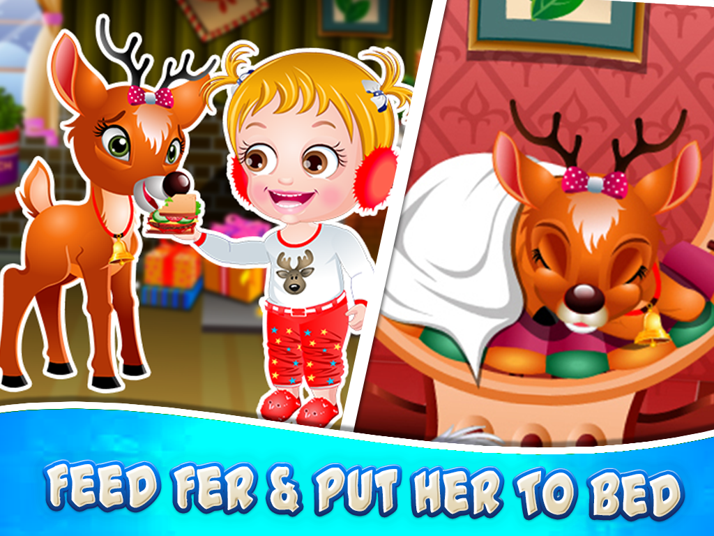 Baby Hazel Reindeer Surprise