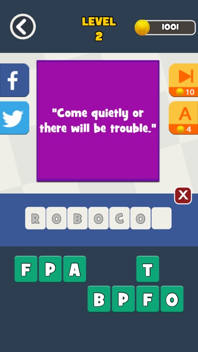 QuizPop Mania! Guess the Movie Quotes - trivia quiz game for famous and popular movies 1.0 IOS -