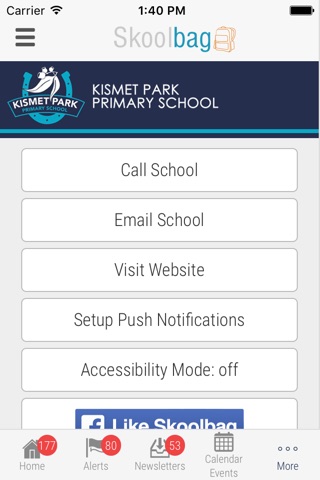 Kismet Park Primary School - Skoolbag screenshot 4