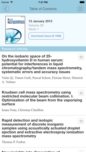 Rapid Communications in Mass Spectrometry(圖1)-速報App