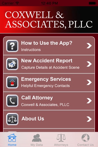 Coxwell & Associates Accident App screenshot 2