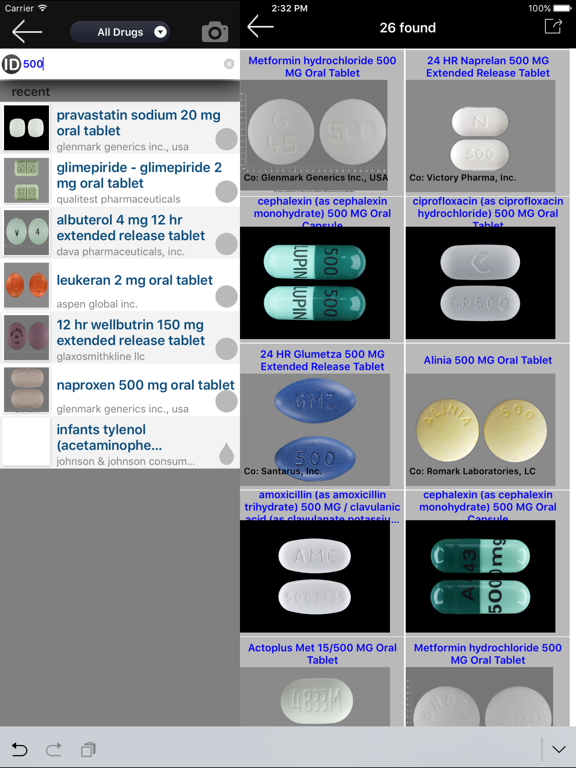 Screenshot #5 pour Drug Facts Pill ID