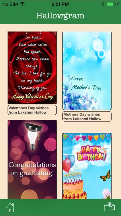 Hallowgram Social Invitations