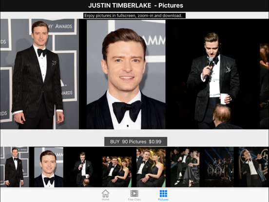 Justin Timberlake - The Man of the Hour (Movie) iPad screenshot 3 - Entertainment app